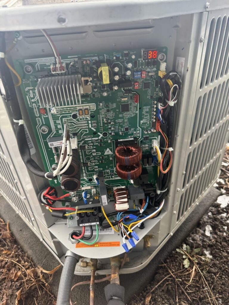 Air conditioning control board and electrical components during emergency AC repair